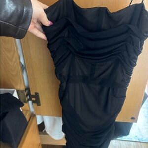 Chic Strapless Black Dress